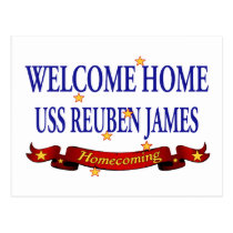 Welcome Home USS Reuben James postcards