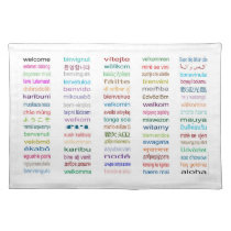 Welcome in 80 Languages Placemat