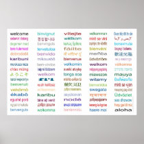 Welcome in 80 Languages Poster