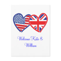 Welcome Kate & William/ Royal Wedding Postcards