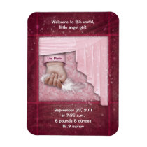 Welcome little Angel Girl Magnet