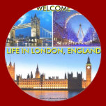WELCOME  LONDON, ENGLAND stickers