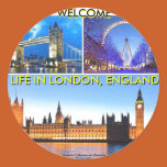 WELCOME  LONDON, ENGLAND stickers