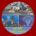 WELCOME  LONDON, ENGLAND stickers