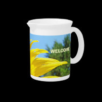 Welcome Pitchers Conference Water Pitchers Flowers pitchers