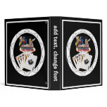 Welcome Sign Black Poker Chip binders