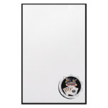 Welcome Sign Black Poker Chip Stationery