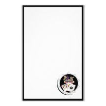 Welcome Sign Black Poker Chip Stationery