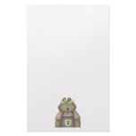 Welcome Spring · Bear in Purple Overall Stationery Design