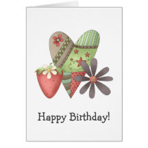 Welcome Spring · Heart, Strawberry & Flower Greeting Cards