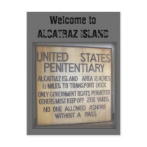Welcome to ALCATRAZ Post Card