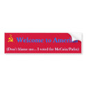 Welcome to Amerika bumper stickers by jhimages Welcome to Amerika bumper stickers