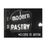 Welcome To Boston - neon noir Postcards
