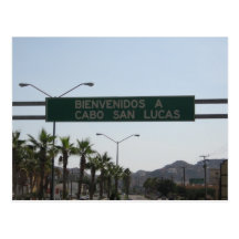 Welcome to Cabo San Lucas Post Card