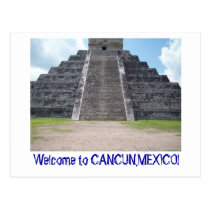 Welcome to Cancun,Mexico postcard. postcards