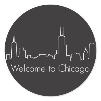 Welcome to Chicago Stickers