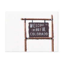 welcome to colorful colorado postcard