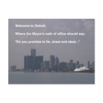 Welcome to Detroit postcards