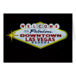 Welcome to Downtown Las Vegas Greeting Cards