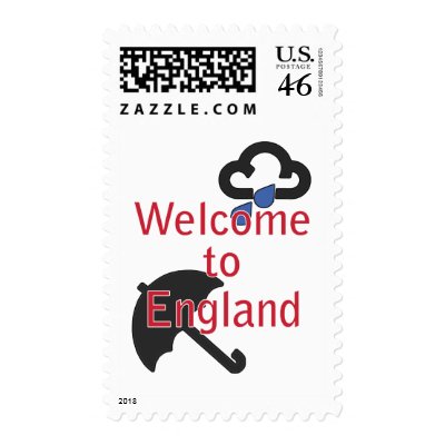 Welcome to England! Stamp by incurablehippie