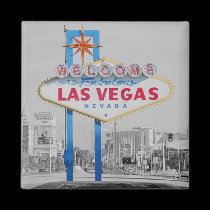 Welcome to Fabulous Las Vegas 2 inch Square Magnet magnets