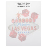 Welcome to Fabulous Las Vegas + Dice Letterhead