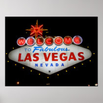 Welcome to Fabulous Las Vegas Neon Poster Print