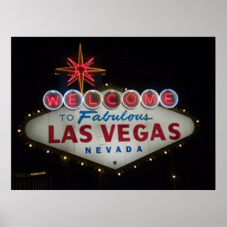 Welcome to Fabulous Las Vegas Nevada Poster print