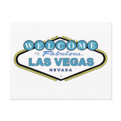 Welcome To Fabulous Las Vegas Postcard by vegasdusoleil