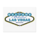 Welcome To Fabulous Las Vegas Postcard by vegasdusoleil Welcome To Fabulous Las Vegas Postcard