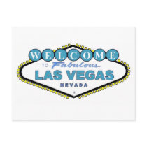 Welcome To Fabulous Las Vegas Postcard by vegasdusoleil Welcome To Fabulous Las Vegas Postcard
