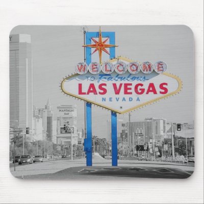 Welcome to Fabulous Las Vegas Retro Mousepad by vegasdusoleil