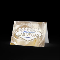 Welcome to Fabulous Las Vegas Save the Date Card