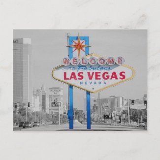 Welcome to Fabulous Las Vegas Sign Postcard postcard