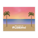 Welcome to Florida: Beach Scene Postcard