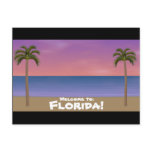 Welcome to Florida: Beach Scene Postcard