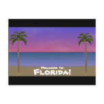 Welcome to Florida: Beach Scene Postcard
