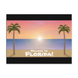 Welcome to Florida: Beach Scene Postcard