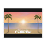 Welcome to Florida: Beach Scene Postcard
