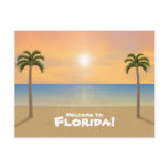 Welcome to Florida: Beach Scene Postcard