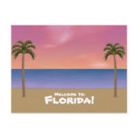 Welcome to Florida: Beach Scene Postcard