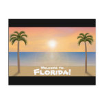 Welcome to Florida: Beach Scene Postcard