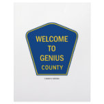 Welcome To Genius County (Signs) letterhead