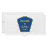 Welcome To Genius County (Signs) Personalized Photo Card