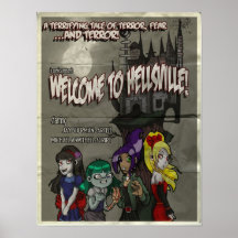 Welcome to Hellsville issue #1 Cover Poster