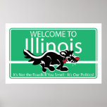 Welcome to Illinois Posters