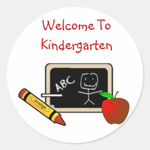 To Kindergarten Stickers Zazzle