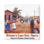 Welcome to Lagos State, Nigeria Refrigerator Magnets