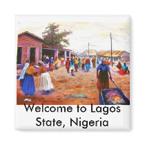 Welcome to Lagos State, Nigeria magnets