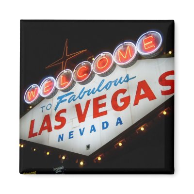 Welcome to Las Vegas Magnet by TravelPhotos